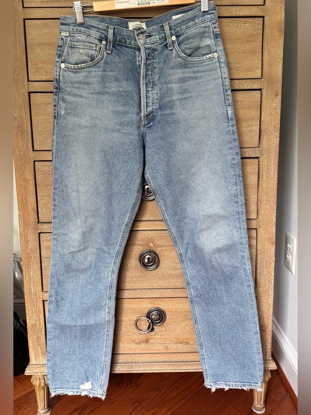 Citizens Of Humanity Light Blue Straight Leg Jeans